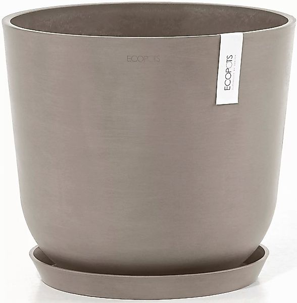 ECOPOTS Blumentopf "Oslo 35 Taupe", für innen und außen: frostsicher, bruch günstig online kaufen