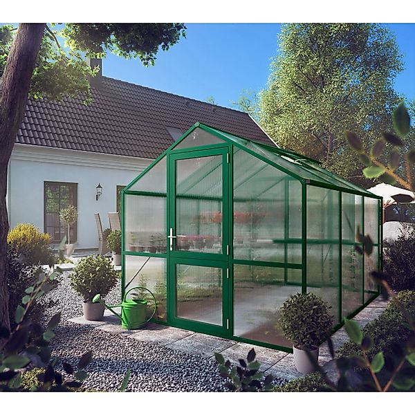 KGT Gewächshaus Moosgrün 7,53 m² günstig online kaufen