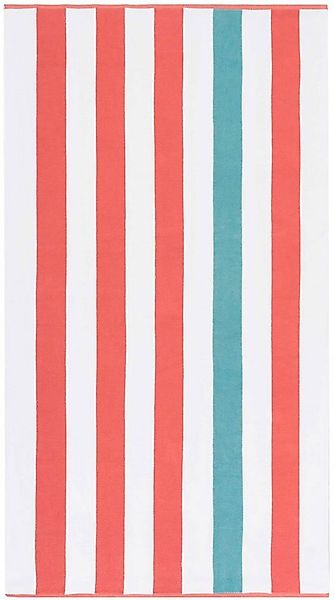 Egeria Strandtuch BEACH CABANA STRIPE, Frottiervelours (1-St), 90x180 cm günstig online kaufen