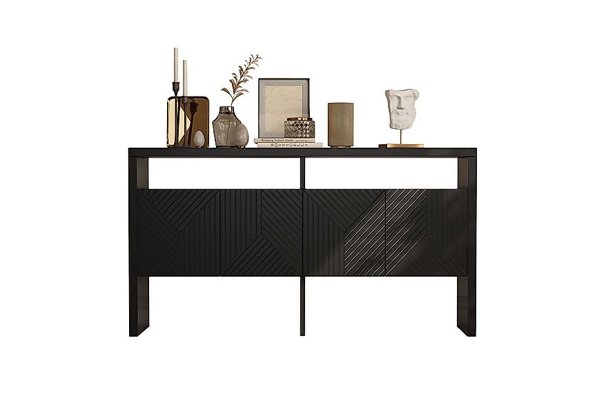 Thanaddo Anrichte Kommode/Sideboard/Flurschrank mit 2 offenen Fächern und 4 günstig online kaufen