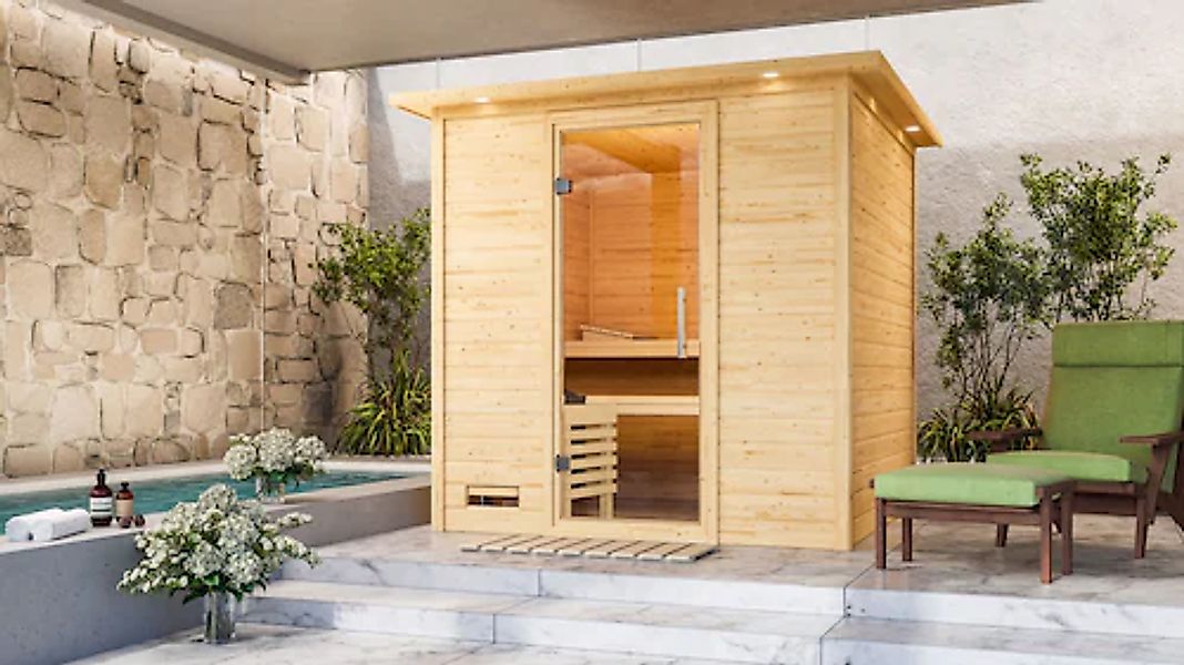 Karibu Sauna »Menja« Set, ohne Ofen günstig online kaufen