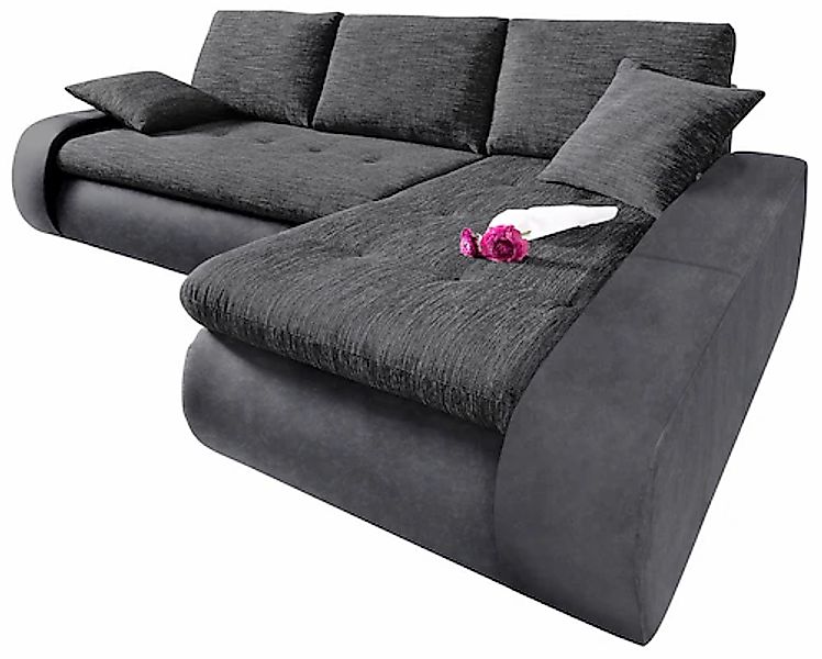 TRENDMANUFAKTUR Ecksofa »Indie, modern und bequem, Materialmix, OTTOs Choic günstig online kaufen