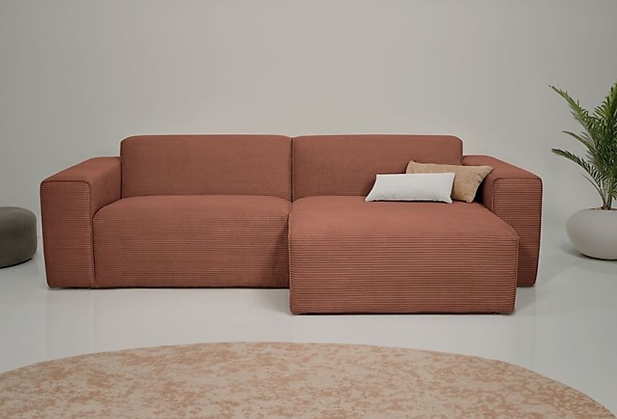 OTTO home Ecksofa »Koa, 228 cm, L-Form, Modulsofa in Cord, Chenille, Strukt günstig online kaufen