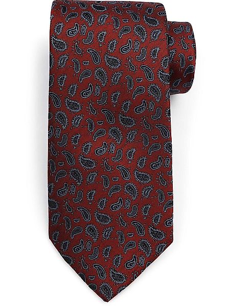 Suitable Krawatte Seide Paisley Burgundy - günstig online kaufen