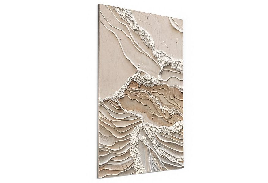 DEQORI Holzbild 'Sandwellenzauber', Bild auf Holz natürliches Wandbild Kuns günstig online kaufen