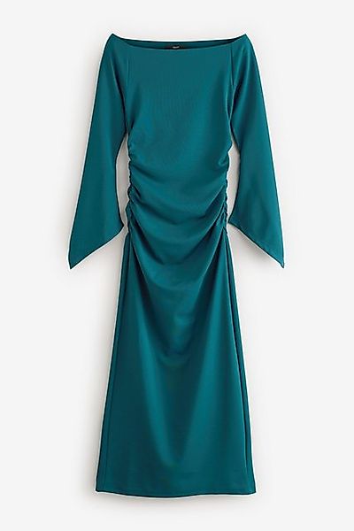 Next Maxikleid Schulterfreies Maxikleid, lange Ärmel günstig online kaufen