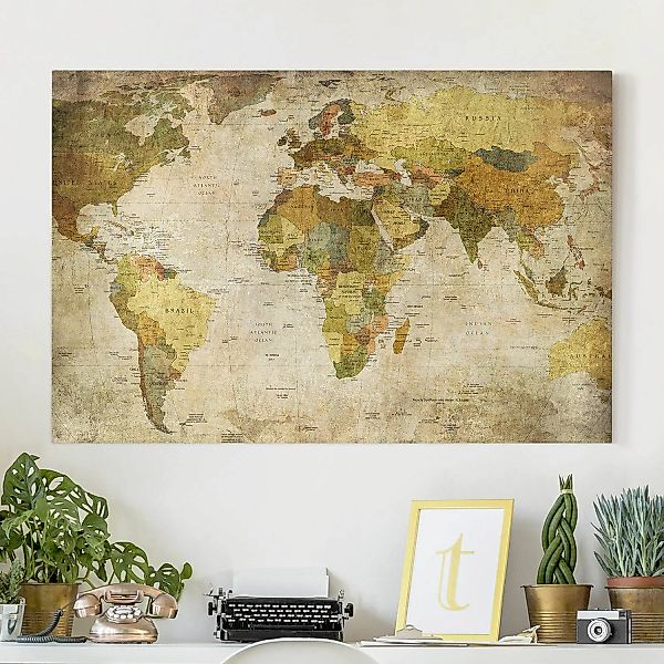 home24 Bild Weltkarte günstig online kaufen