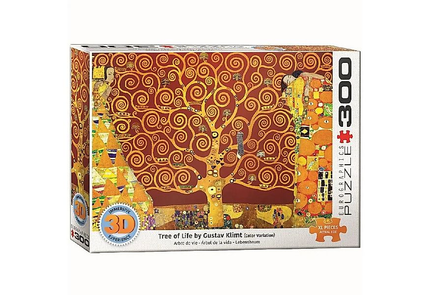 EUROGRAPHICS Puzzle 3D - Lebensbaum von Gustav Klimt (Puzzle), 499 Puzzlete günstig online kaufen