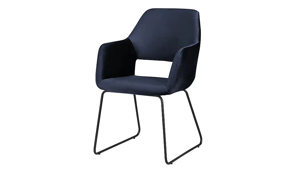 Woodford Armlehnstuhl  Berlin ¦ blau ¦ Maße (cm): B: 57 H: 85 T: 67.0 Stühl günstig online kaufen