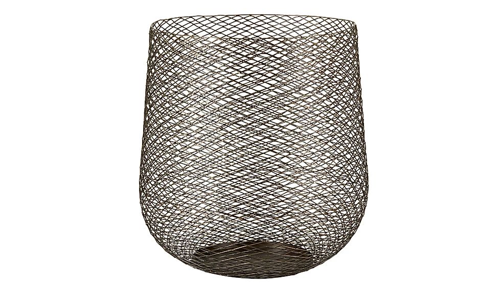 Windlicht - braun - Metall - 49,5 cm - Dekoration > Laternen & Windlichter günstig online kaufen