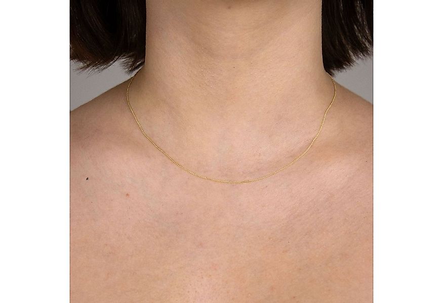 HOPLO Goldkette Goldkette Ankerkette Länge 36cm - Breite 0,8mm - 585-14 Kar günstig online kaufen
