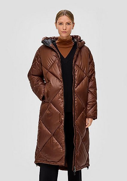 s.Oliver Wintermantel Outdoor-Mantel Mantel mit Kapuze und Steppmuster günstig online kaufen