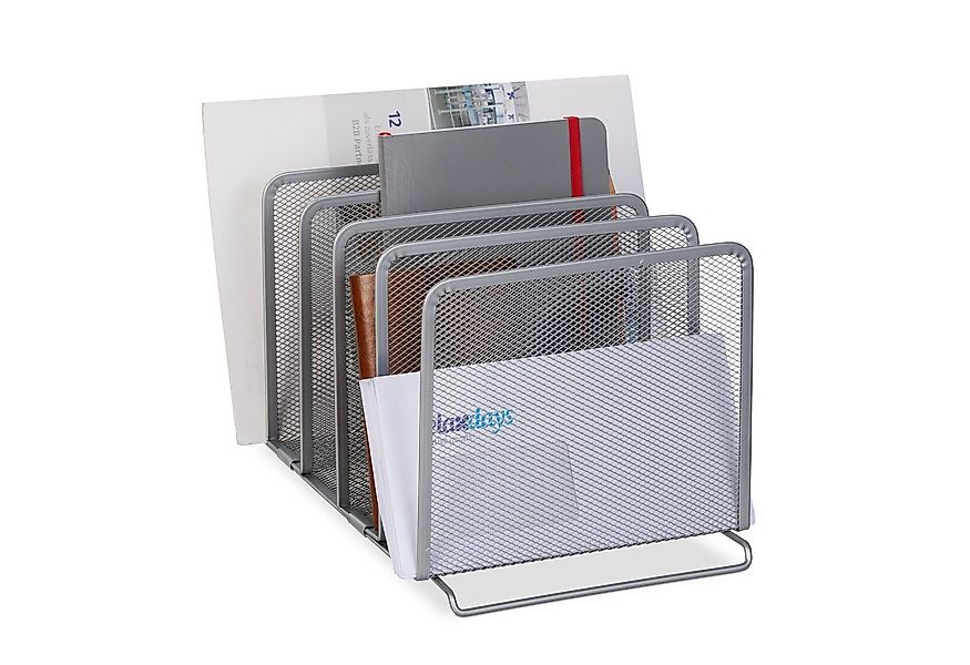 relaxdays Zeitungsständer Katalogsammler mit 5 Fächern günstig online kaufen