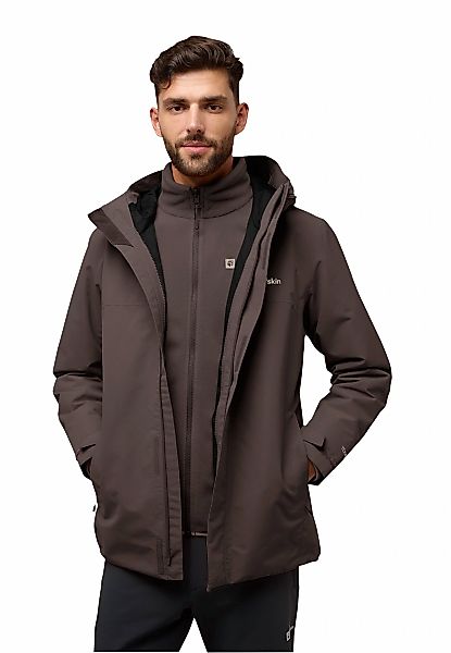 Jack Wolfskin 3-in-1-Funktionsjacke "ALTENBERG 3IN1" mit Kapuze 3in1, wasse günstig online kaufen