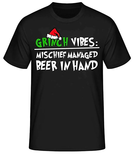Grinch Vibes · Männer Basic T-Shirt günstig online kaufen