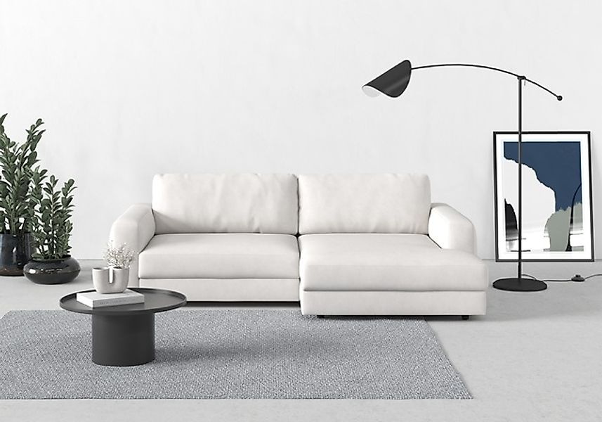 TRENDMANUFAKTUR Ecksofa »Bourbon Mega_Ecke mit tollem Sitzkomfort, Breite 2 günstig online kaufen