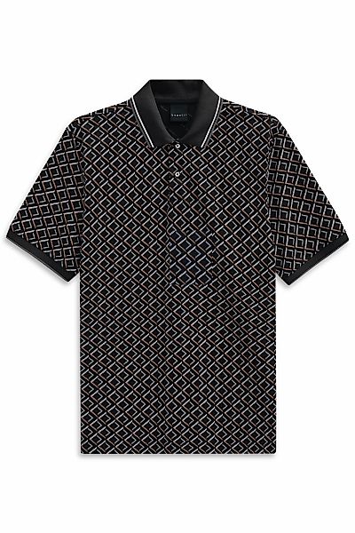 bugatti Poloshirt "Modern Fit", mit Rauten-Muster günstig online kaufen