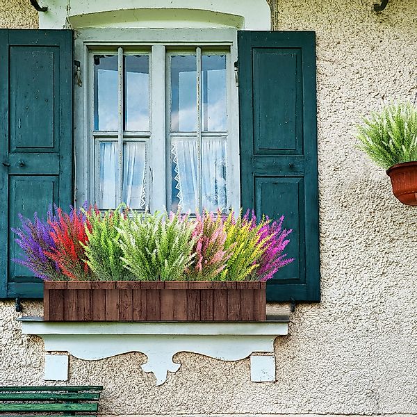 Kunstblumenstrauß 4/6/12 Sträuße Kunstlavendelblumen, Kunstlavendelstrauß, günstig online kaufen