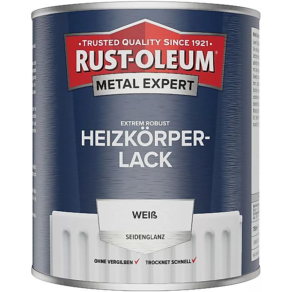 Rust-Oleum Metal Expert Heizkörperlack Seidenglanz Weiß 750 ml günstig online kaufen