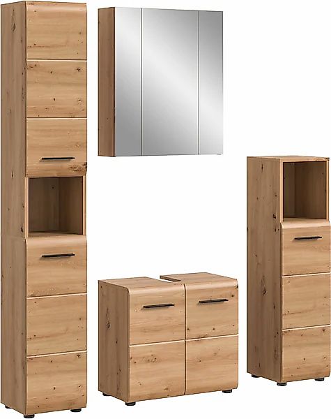 INOSIGN Badezimmer-Set Set, 4 Stk. tlg. Florenz, Badkombination 4-tlg. Arti günstig online kaufen