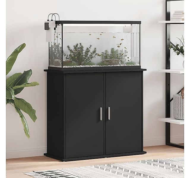 vidaXL Aquariumunterschrank Aquariumständer Schwarz 81x36x73 cm Holzwerksto günstig online kaufen