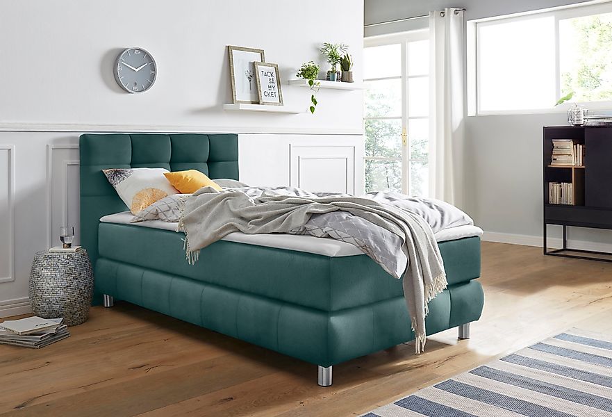 andas Boxspringbett "Salo", incl. Topper, 6 Breiten, 2 Härtegrade, TFK auch günstig online kaufen