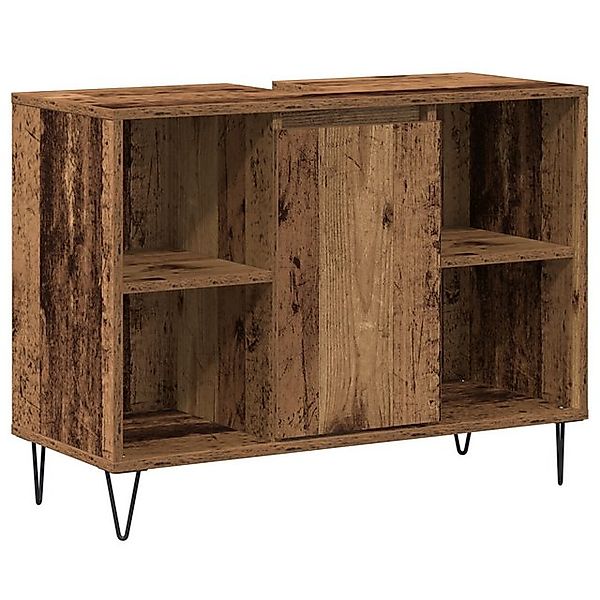 vidaXL Badezimmerspiegelschrank Alter Holzschrank Alter Holz Holzwerkstoff günstig online kaufen