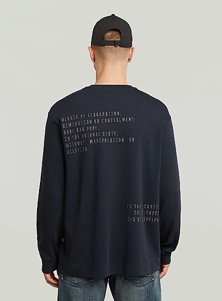 G-STAR T-Shirt "Back Embro Text Loose T-Shirt" günstig online kaufen