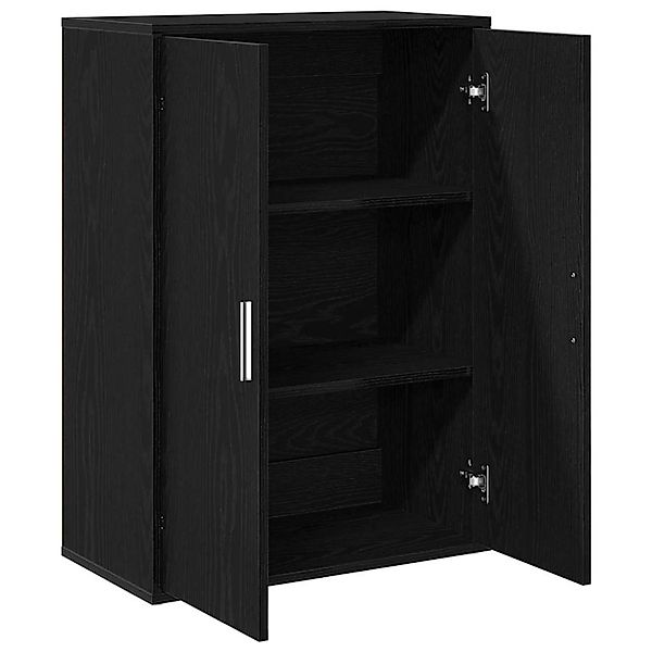 vidaXL Sideboard Schwarz Eichen-Optik 60 x 31 x 84 cm Holzwerkstoff 862263 günstig online kaufen
