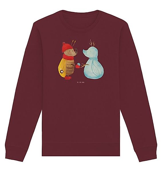 Mr. & Mrs. Panda Longpullover Größe XXL Nachtfalter Schneemann - Burgundy - günstig online kaufen