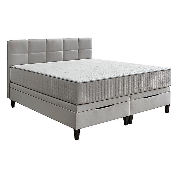 Sun Garden Boxbett WIEN, Hellgrau, Webstoff, günstig online kaufen