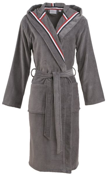 Carl Ross Unisex-Bademantel, Langform, Baumwolle, Kapuze, günstig online kaufen