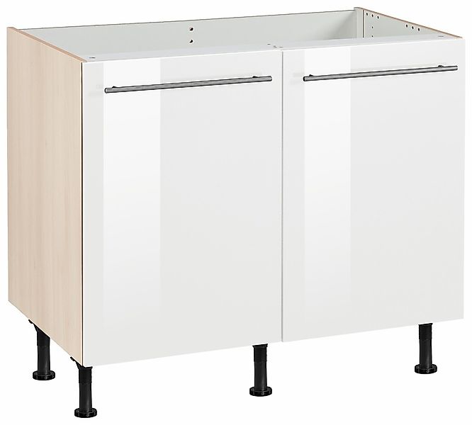 OPTIFIT Spülenschrank "Bern", 100 cm breit, mit 2 Türen, höhenverstellbare günstig online kaufen