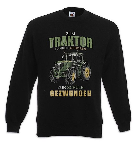 Urban Backwoods Sweatshirt Zum Traktor Fahren Geboren Sweatshirt Farm Bauer günstig online kaufen