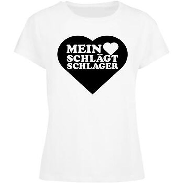 Merchcode  T-Shirt T-shirt femme  MHSS Herz Schwarz günstig online kaufen
