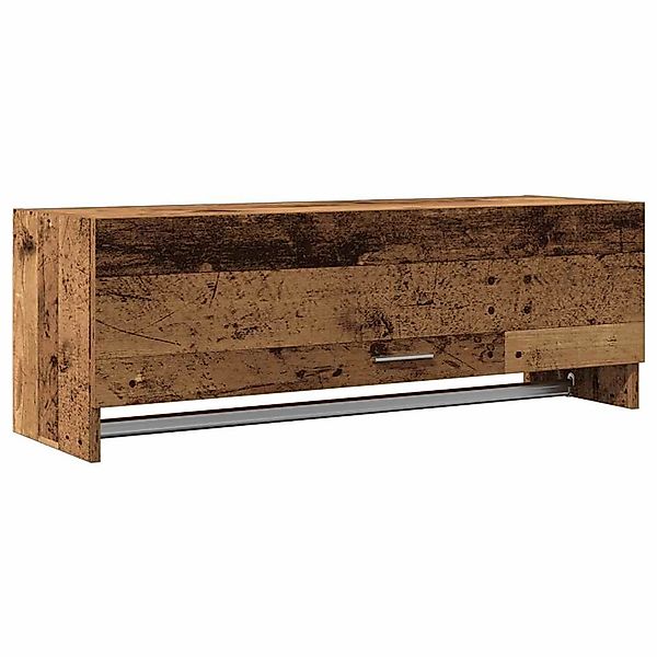 vidaXL Kleiderschrank Altholz-Optik 100x32,5x35 cm Holzwerkstoff 856616 günstig online kaufen