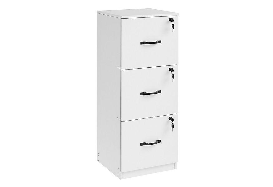 VASAGLE Aktenschrank Büroschrank, Druckerständer, mit 3 Schlösser, verstell günstig online kaufen