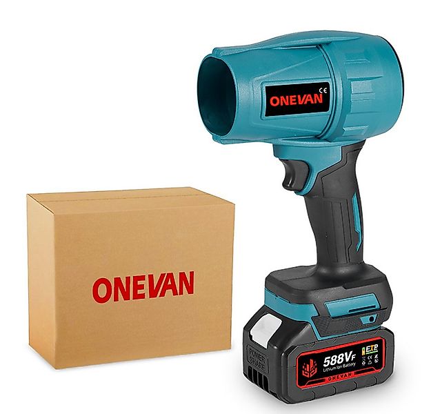ONEVAN Akku-Laubbläser 160 m/s Windgeschwindigkeit, 28000 U/min, 3Ah Akku, günstig online kaufen