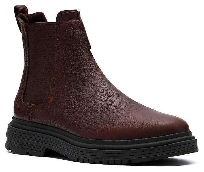 Clarks Badbury Chelseaboots Boots, Winterboots mit modischem Blockabsatz günstig online kaufen