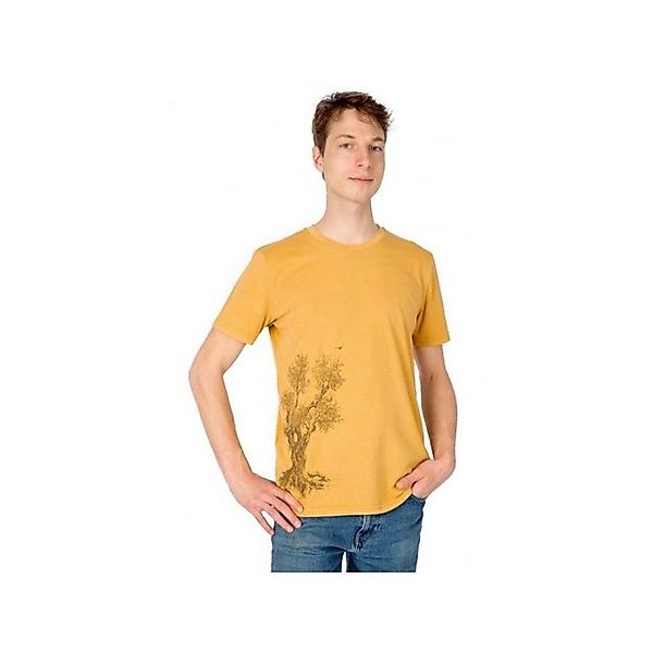 Life-Tree Rundhalsshirt Casual für Männlich in gelb (1-tlg., keine Angabe) günstig online kaufen