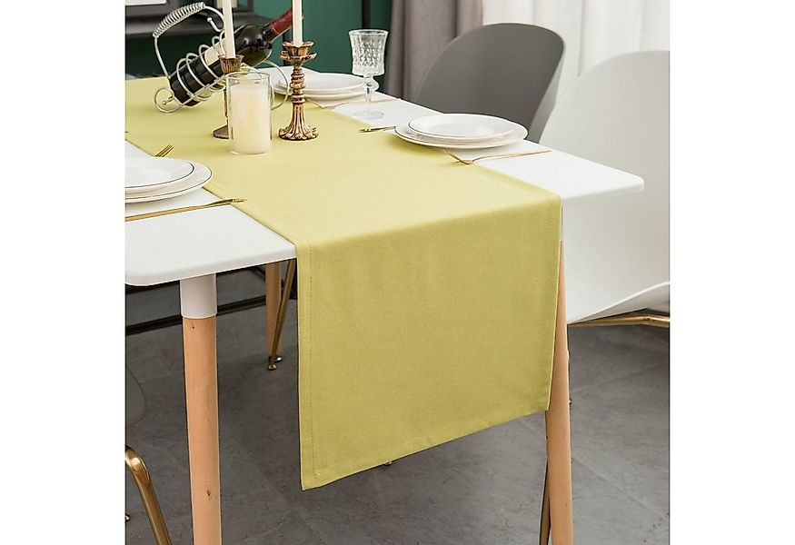 Simurq Tischläufer Modern Outdoor - Indoor Abwaschbar, (Table Runner Tischb günstig online kaufen