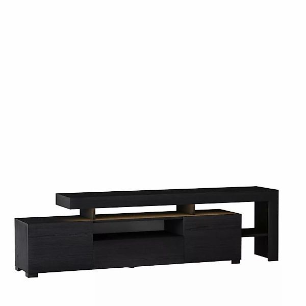 TV-Lowboard 9055 schwarz B/H/T: ca. 192x53x37 cm günstig online kaufen