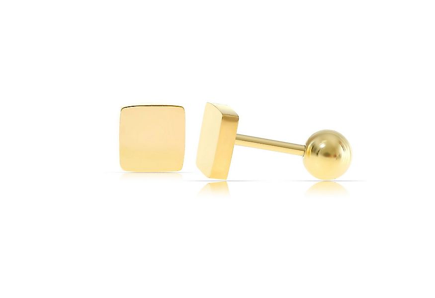 Made by Nami Paar Ohrstecker Gold geometrische Ohrstecker aus Edelstahl min günstig online kaufen