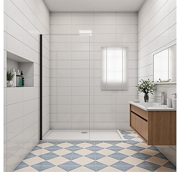 Duschparadies Duschwand 8mm EasyClean Klarglas ESG Sicherheitsglas Walk in günstig online kaufen