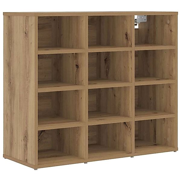 vidaXL Schuhschrank Artisan-Eiche 77,5 x 30 x 67 cm Holzwerkstoff 875213 günstig online kaufen