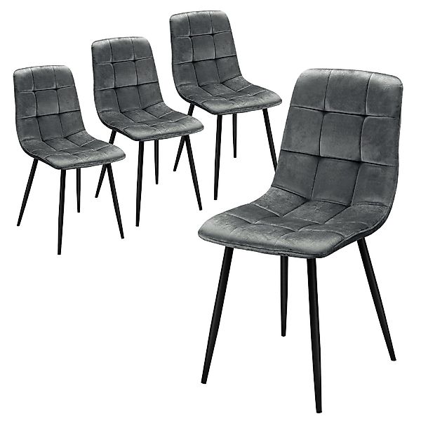 HOMELUX 4-Fußstuhl Esszimmerstühle Küchenstuhl 4er Set günstig online kaufen