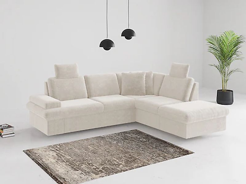 sit&more Ecksofa »Moreno«, mit Armteilverstellung,wahlweise mit Bettfunktio günstig online kaufen