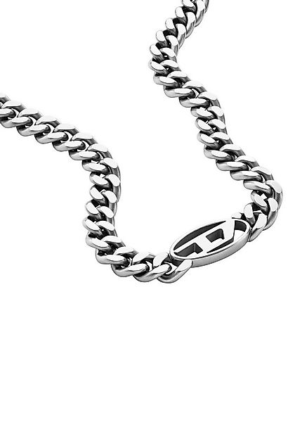 Diesel Kette mit Anhänger Schmuck Edelstahl Halsschmuck Panzerkette STEEL günstig online kaufen