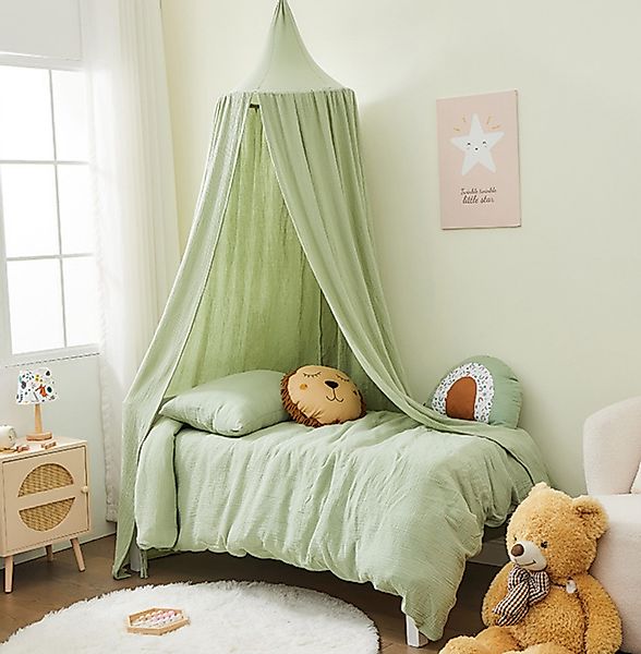 Alavya Home® Betthimmel Baldachin Kinderzimmer Bio-Baumwolle günstig online kaufen