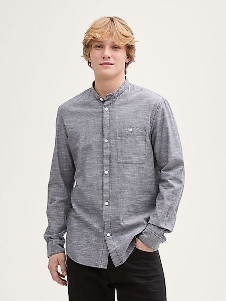 TOM TAILOR Denim Langarmhemd Fitted Hemd günstig online kaufen